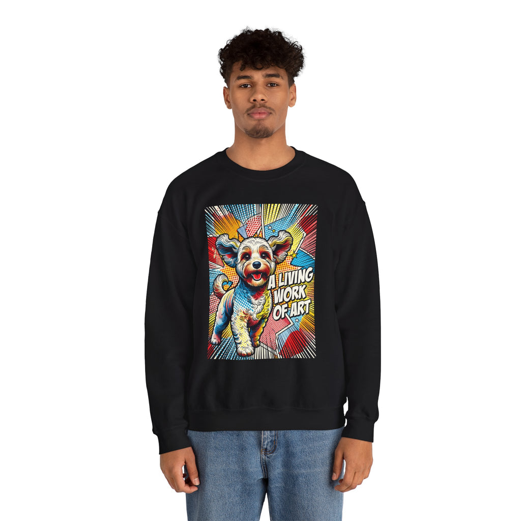 Cockapoo Sweatshirt | Living Work of Art Collection | Pop Art
