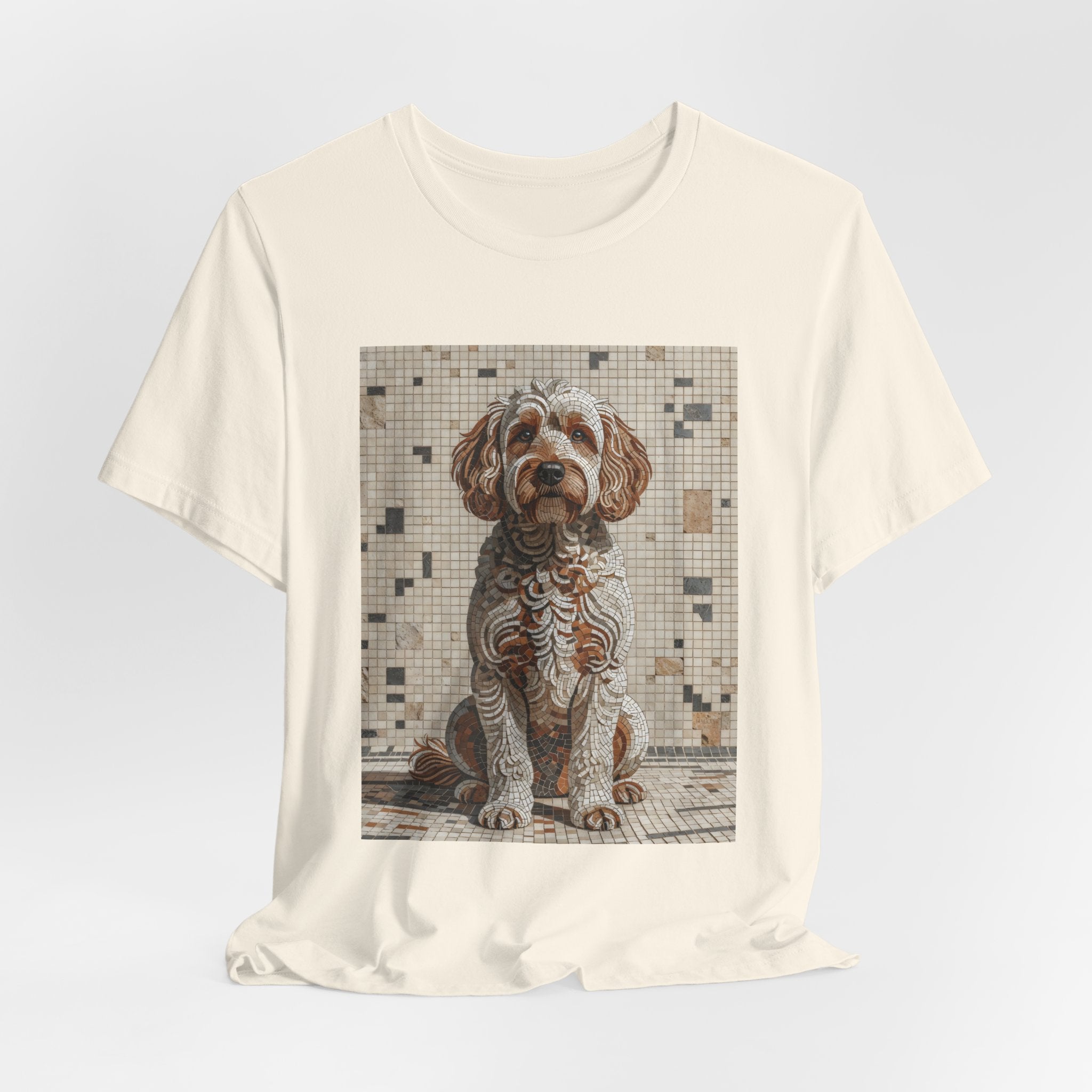 Schnoodle T Shirt | Living Work of Art Collection | Mosaic Style