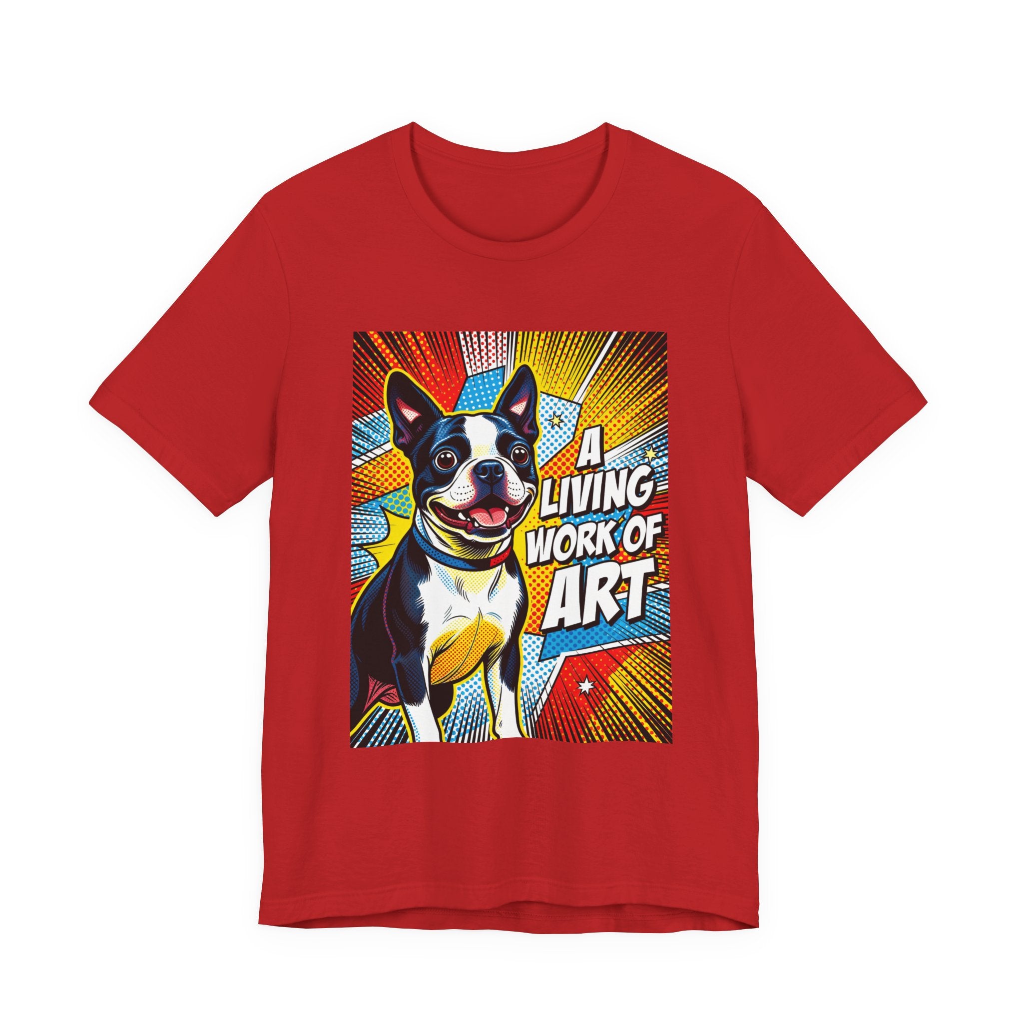 Boston Terrier T Shirt | Living Work of Art Collection | Pop Art