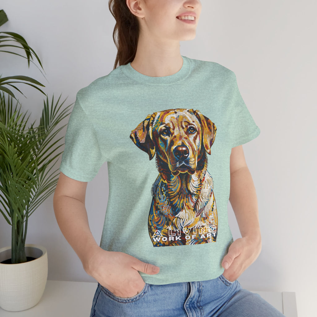 Labrador Retriever T Shirt | Living Work of Art Collection | Pointillism Style
