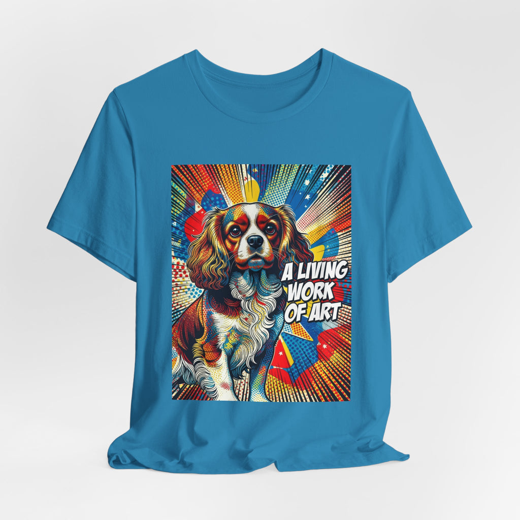 Cavalier King Charles Spaniel T Shirt | Living Work of Art Collection | Pop Art