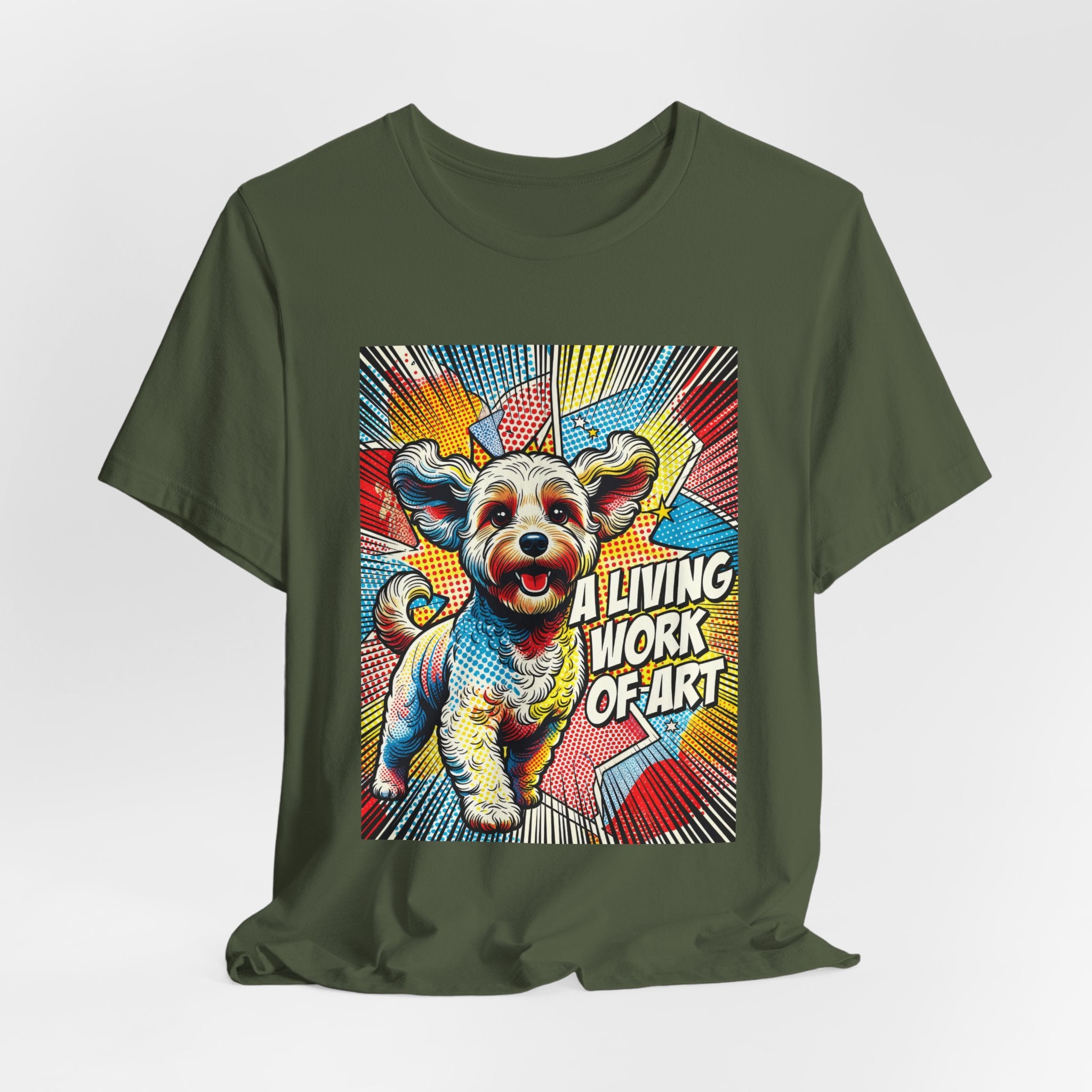 Cockapoo T Shirt | Living Work of Art Collection | Pop Art