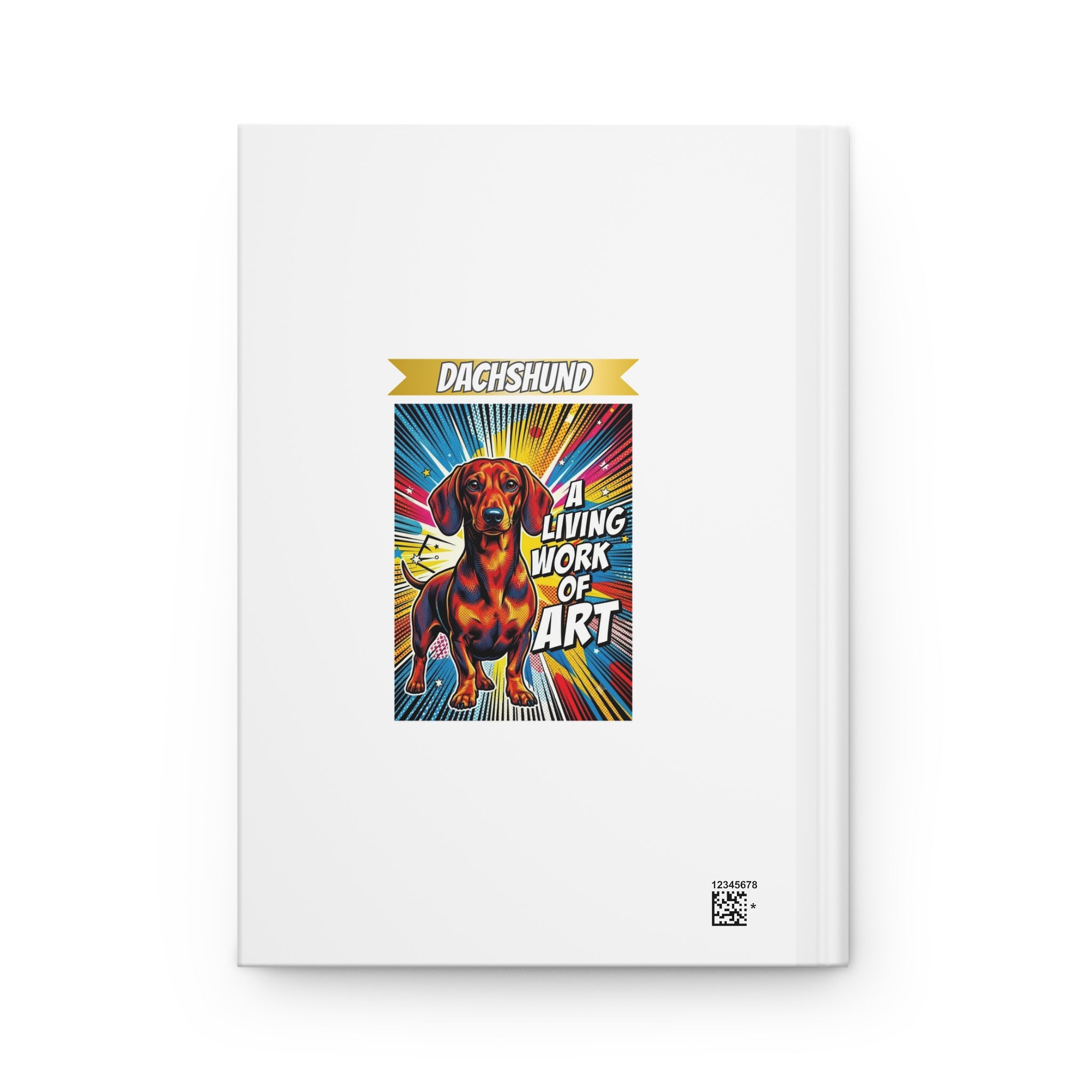 Dachshund Notebook | Living Work of Art Collection | Pop Art