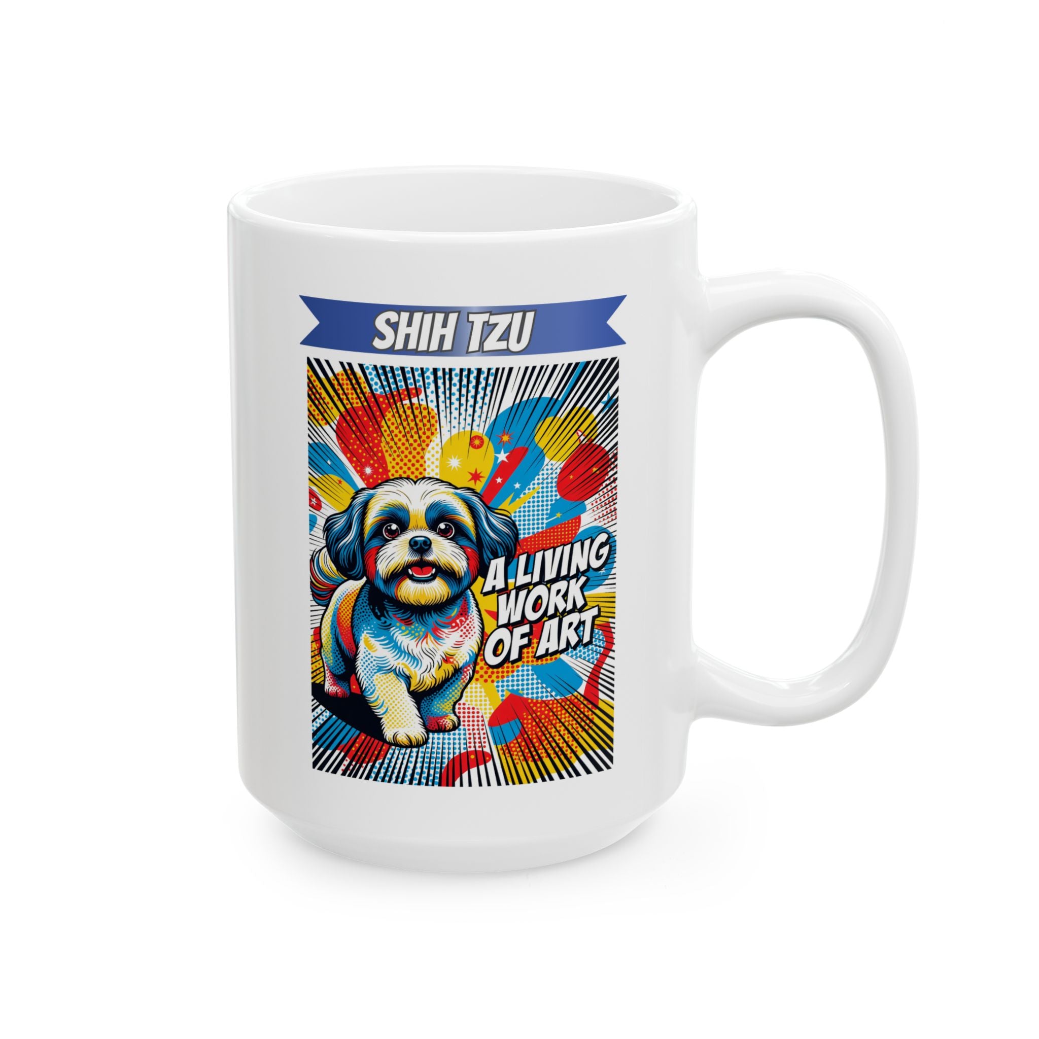 Shih Tzu Coffee Mug | Living Work of Art Collection | Pop Art
