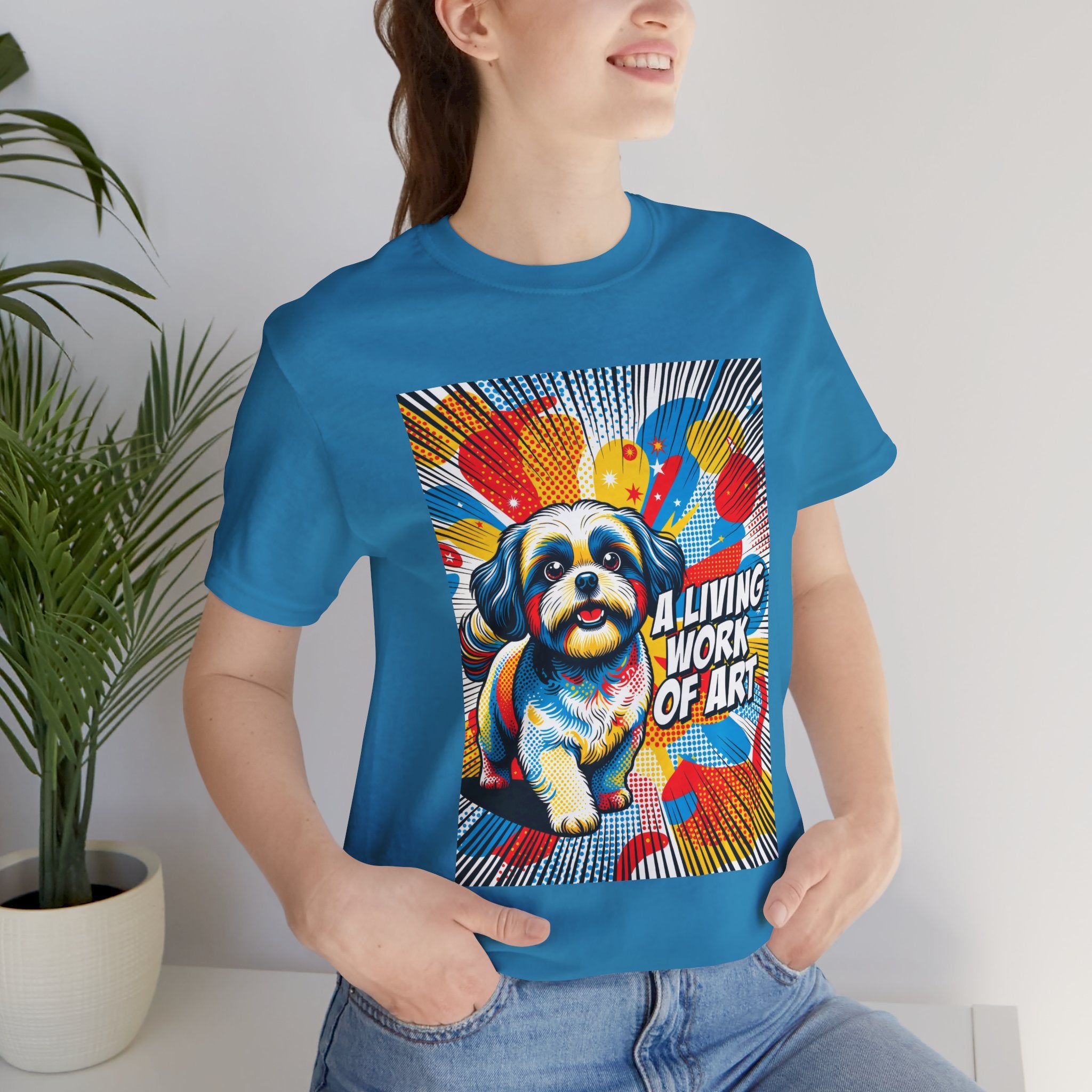 Shih Tzu T Shirt | Living Work of Art Collection | Pop Art