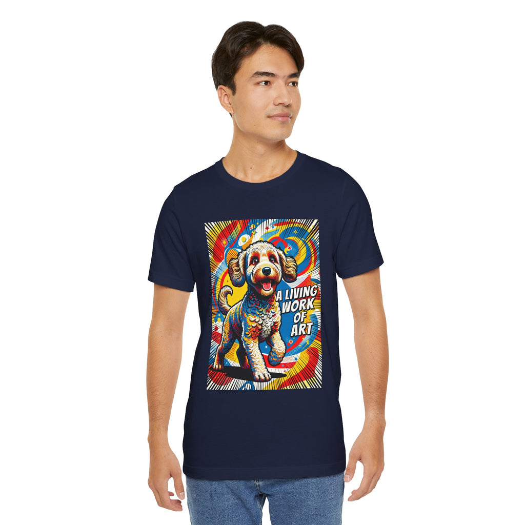 Labradoodle T Shirt | A Living Work of Art Collection | Pop Art