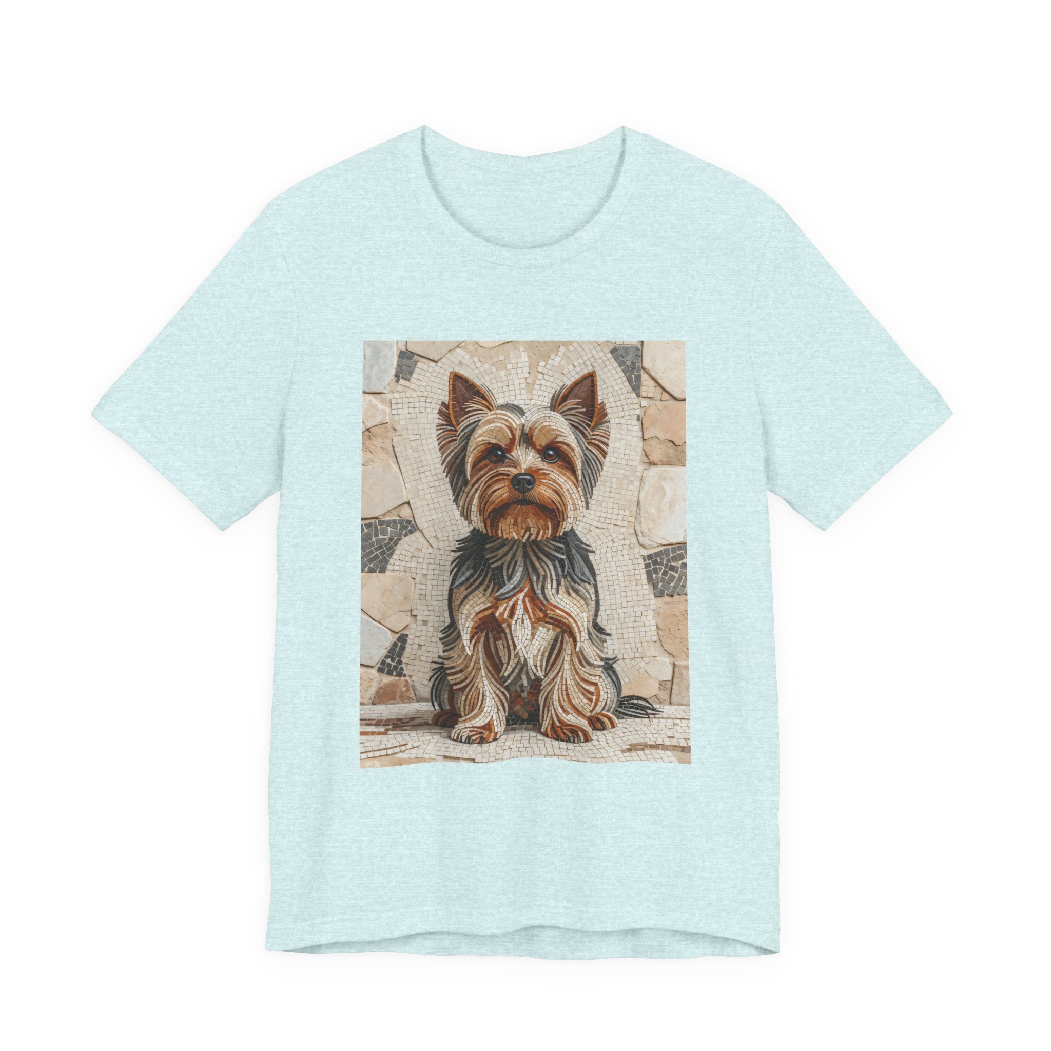 Yorkshire Terrier T Shirt | Living Work of Art Collection | Mosaic Style