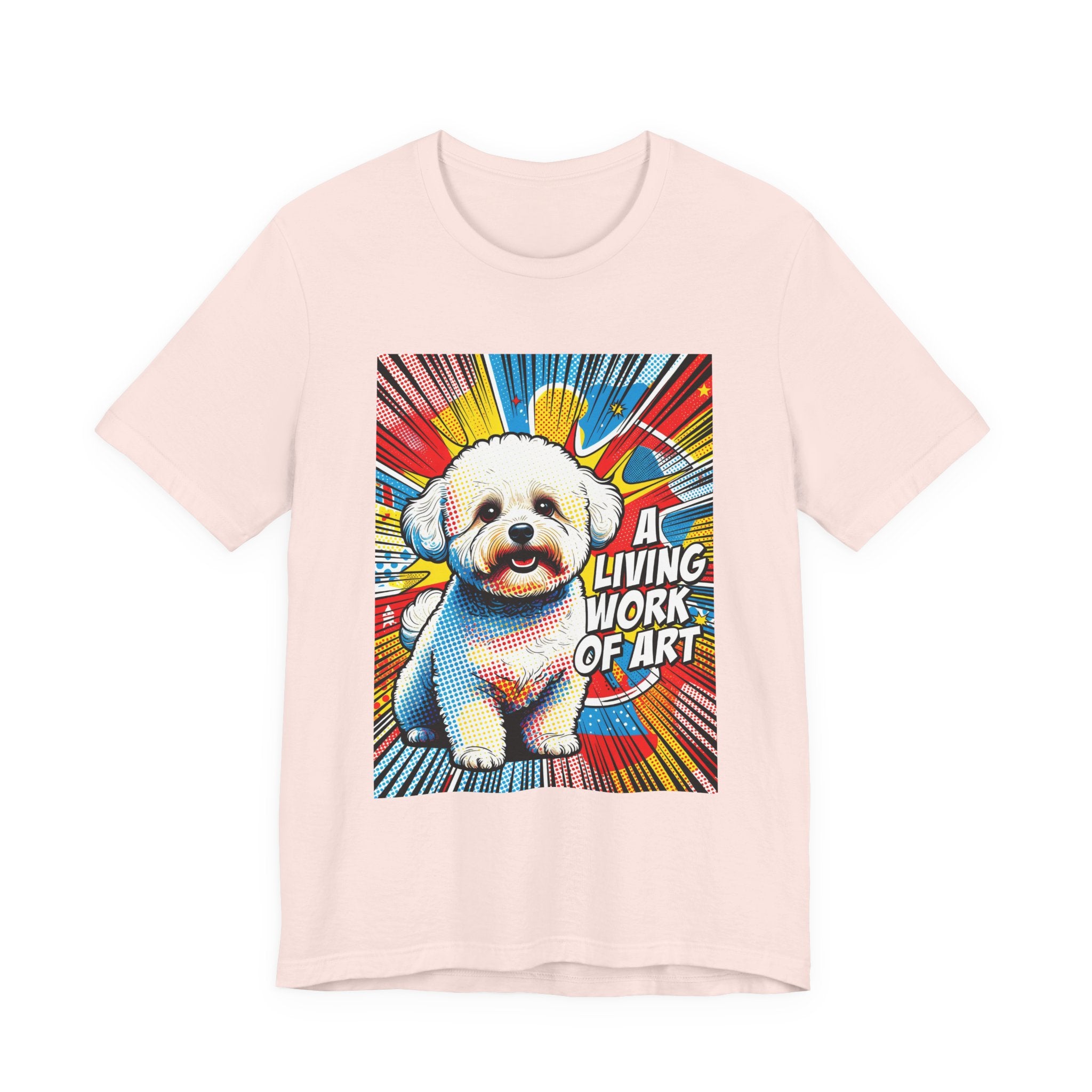 Bichon Frise T Shirt | Living Work of Art Collection | Pop Art