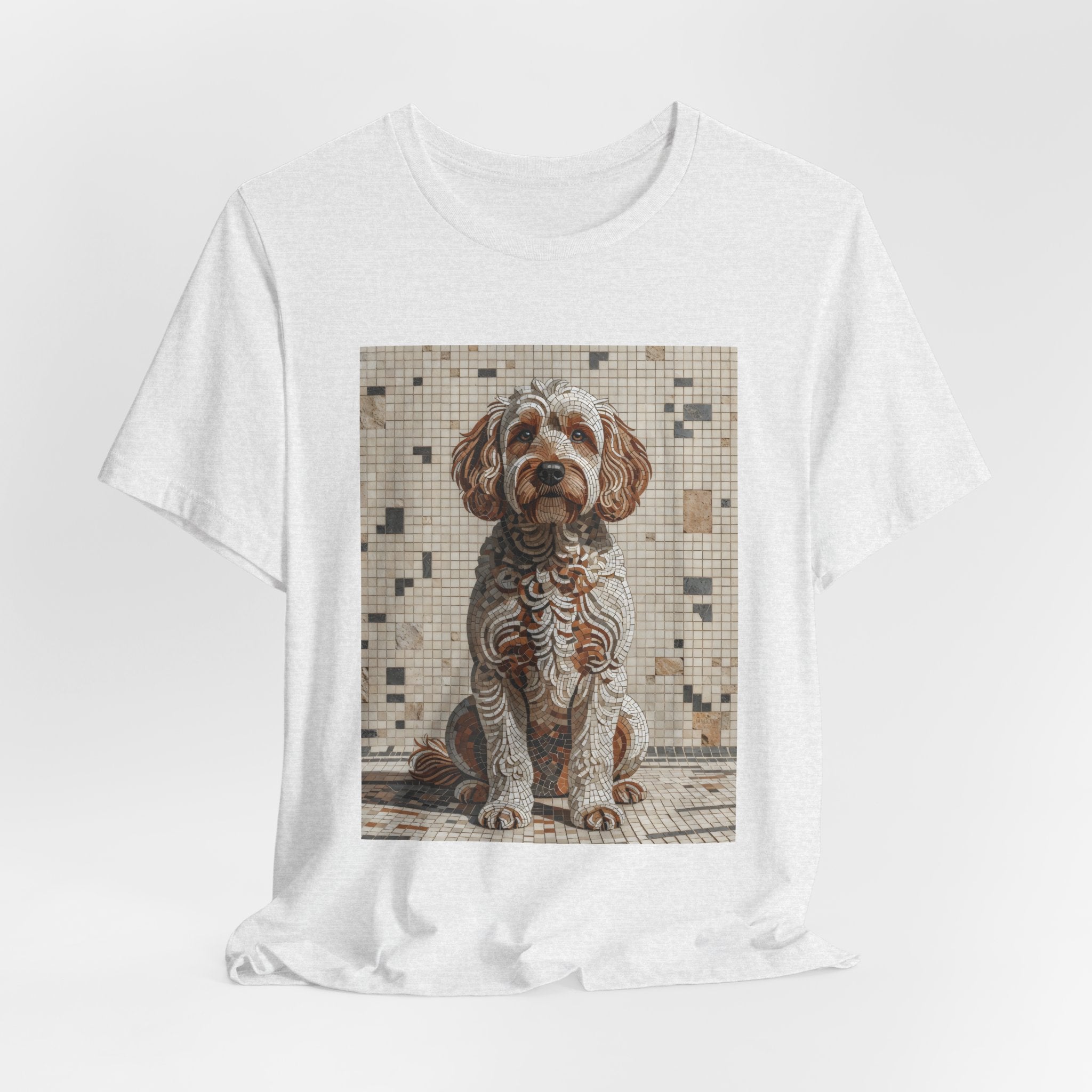 Schnoodle T Shirt | Living Work of Art Collection | Mosaic Style
