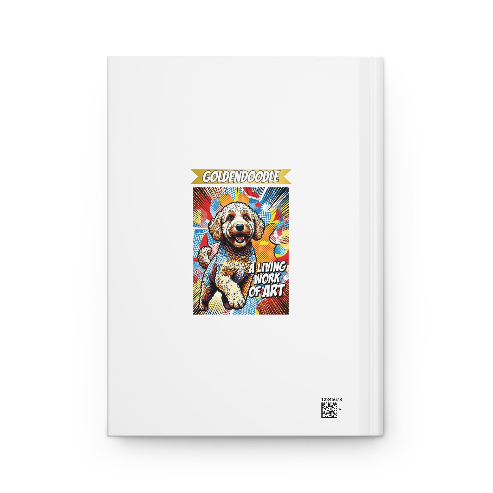 Goldendoodle Notebook | Living Work of Art Collection | Pop Art