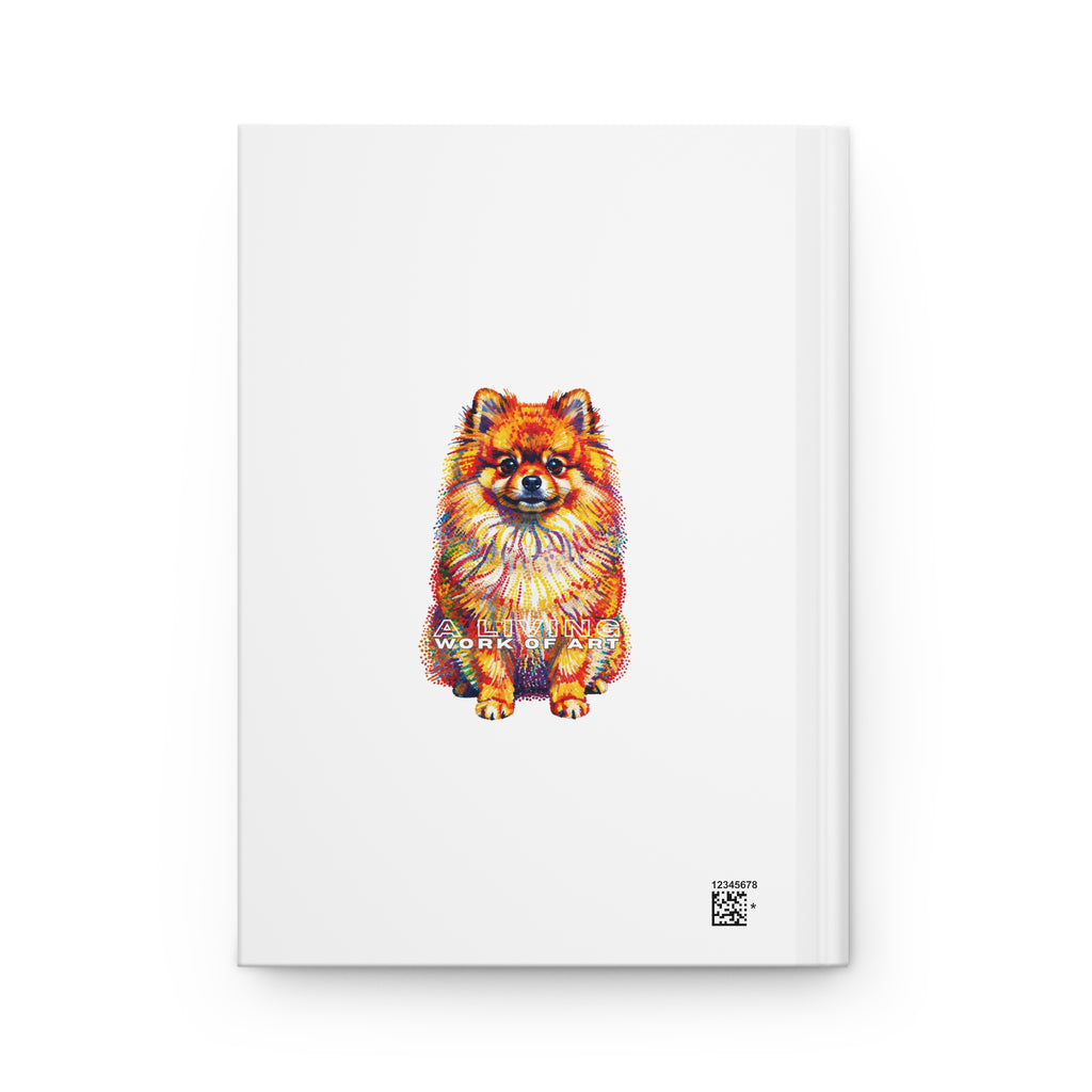 Pomeranian Notebook | Living Work of Art Collection | Pointillism Style