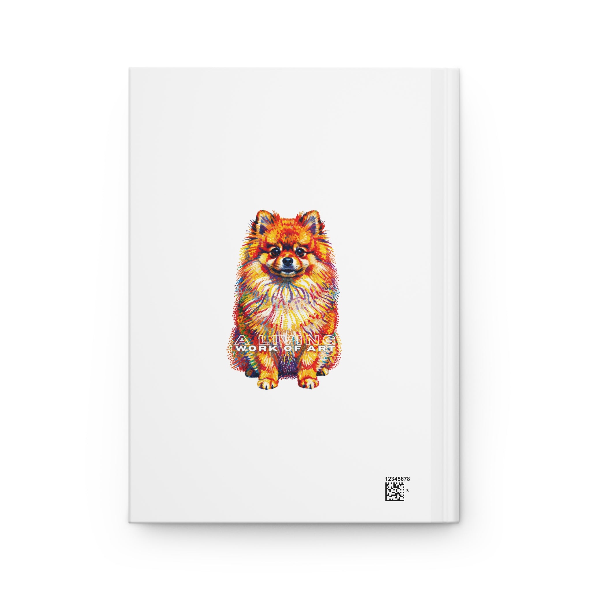 Pomeranian Notebook | Living Work of Art Collection | Pointillism Style