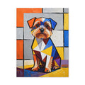 Yorkipoo Canvas Wall Art | Living Work of Art Collection | Cubist Style Print