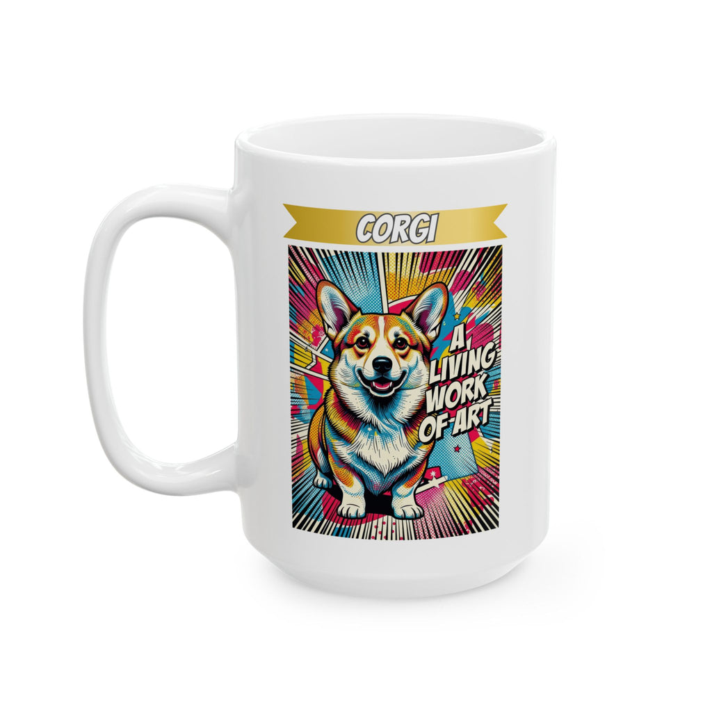 Pembroke Corgi Coffee Mug | Living Work of Art Collection | Pop Art