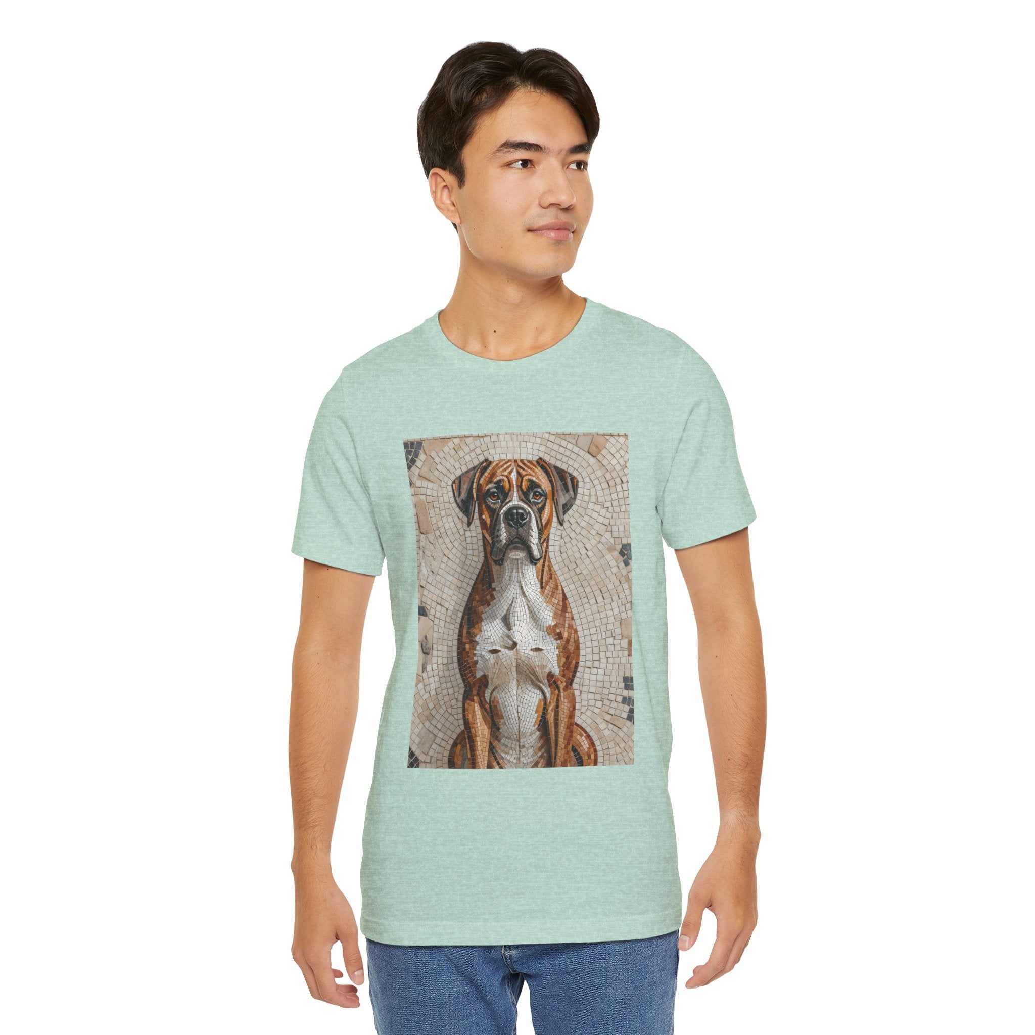 Boxer T Shirt | Living Work of Art Collection | Mosaic Style