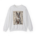 Boston Terrier Sweatshirt | Living Work of Art Collection | Mosaic Style
