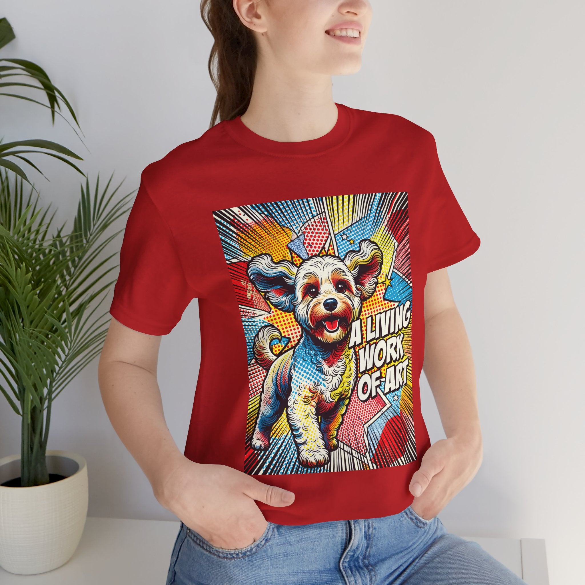 Cockapoo T Shirt | Living Work of Art Collection | Pop Art