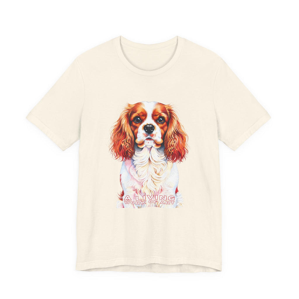 Cavalier King Charles Spaniel T Shirt | Living Work of Art Collection | Pointillism Style
