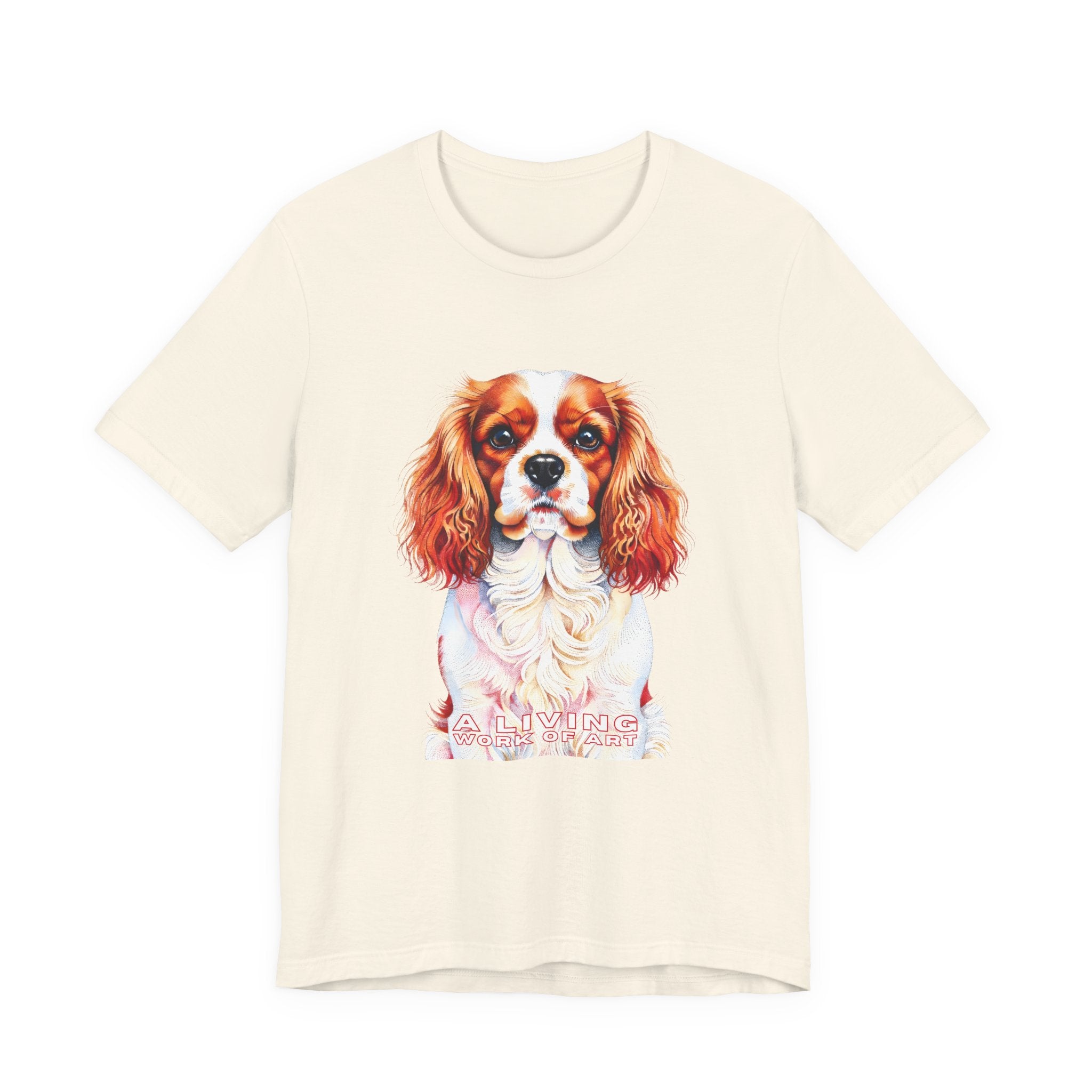 Cavalier King Charles Spaniel T Shirt | Living Work of Art Collection | Pointillism Style