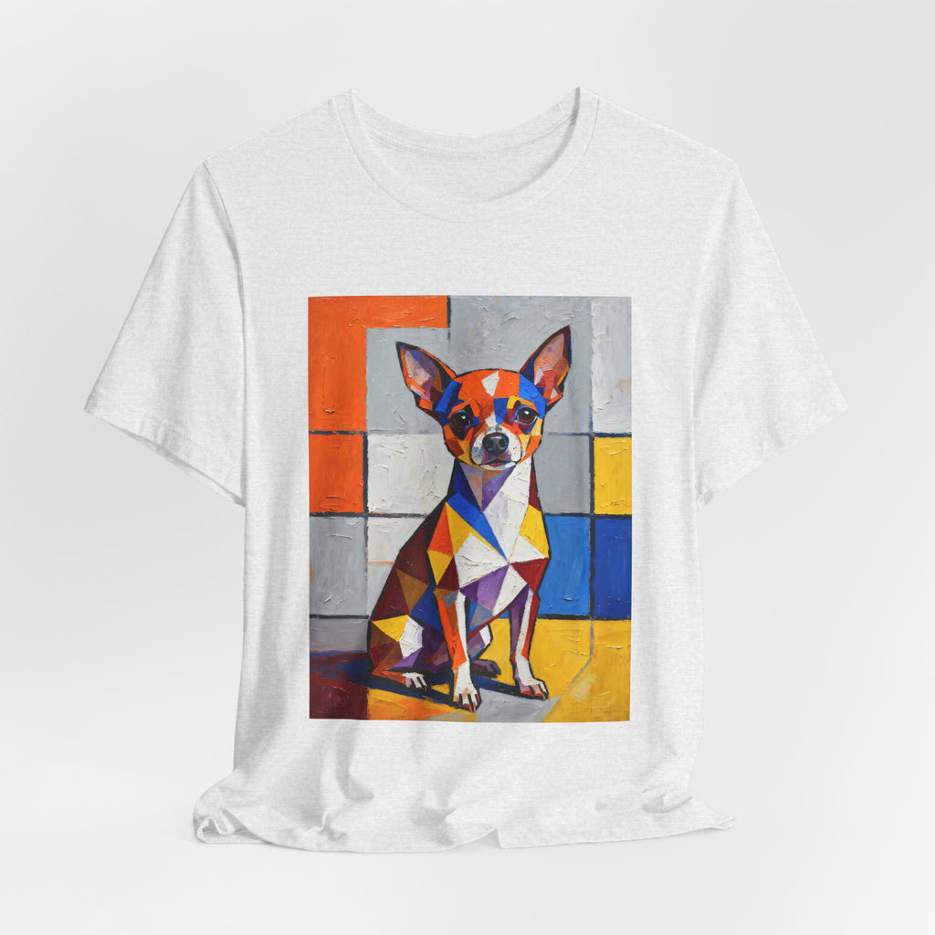 Chihuahua T Shirt | Living Work of Art Collection | Cubist Style