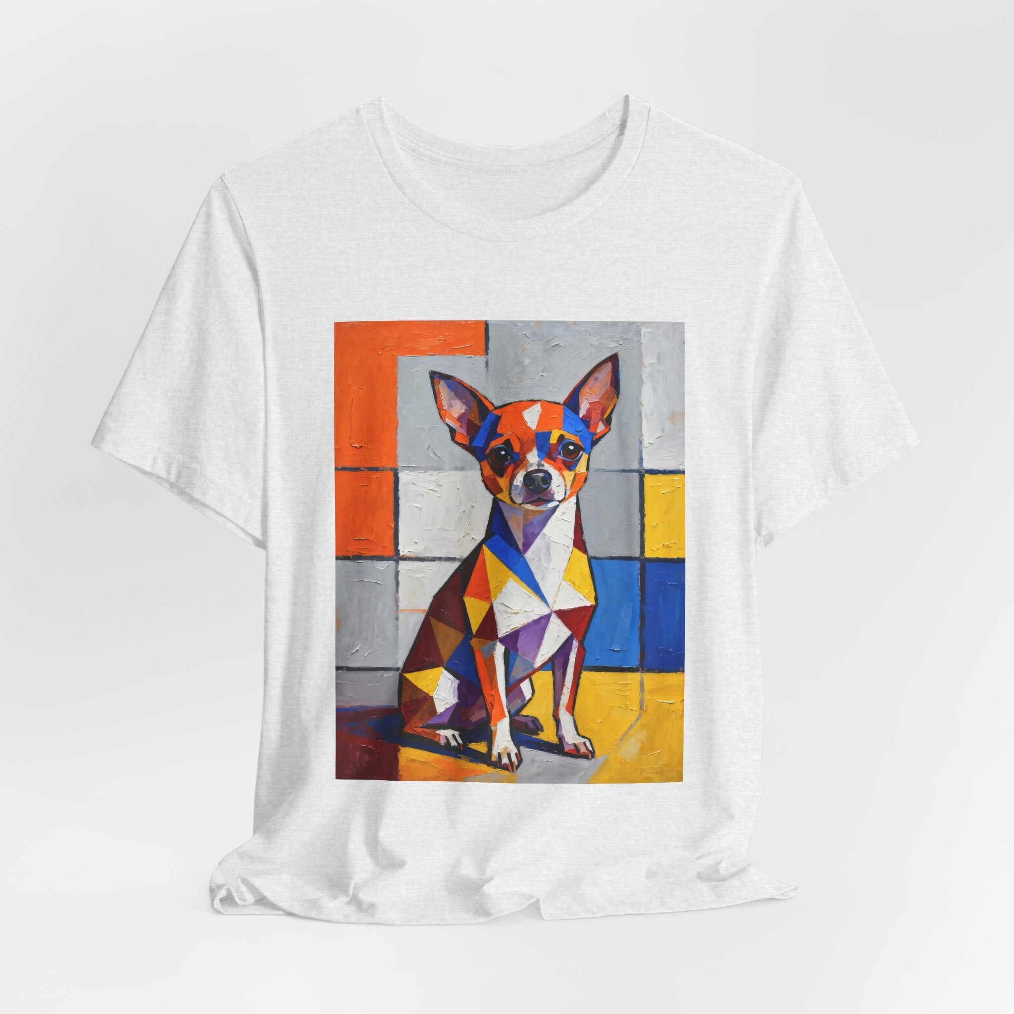 Chihuahua T Shirt | Living Work of Art Collection | Cubist Style
