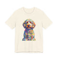 Goldendoodle T Shirt | Living Work of Art Collection | Pointillism Style