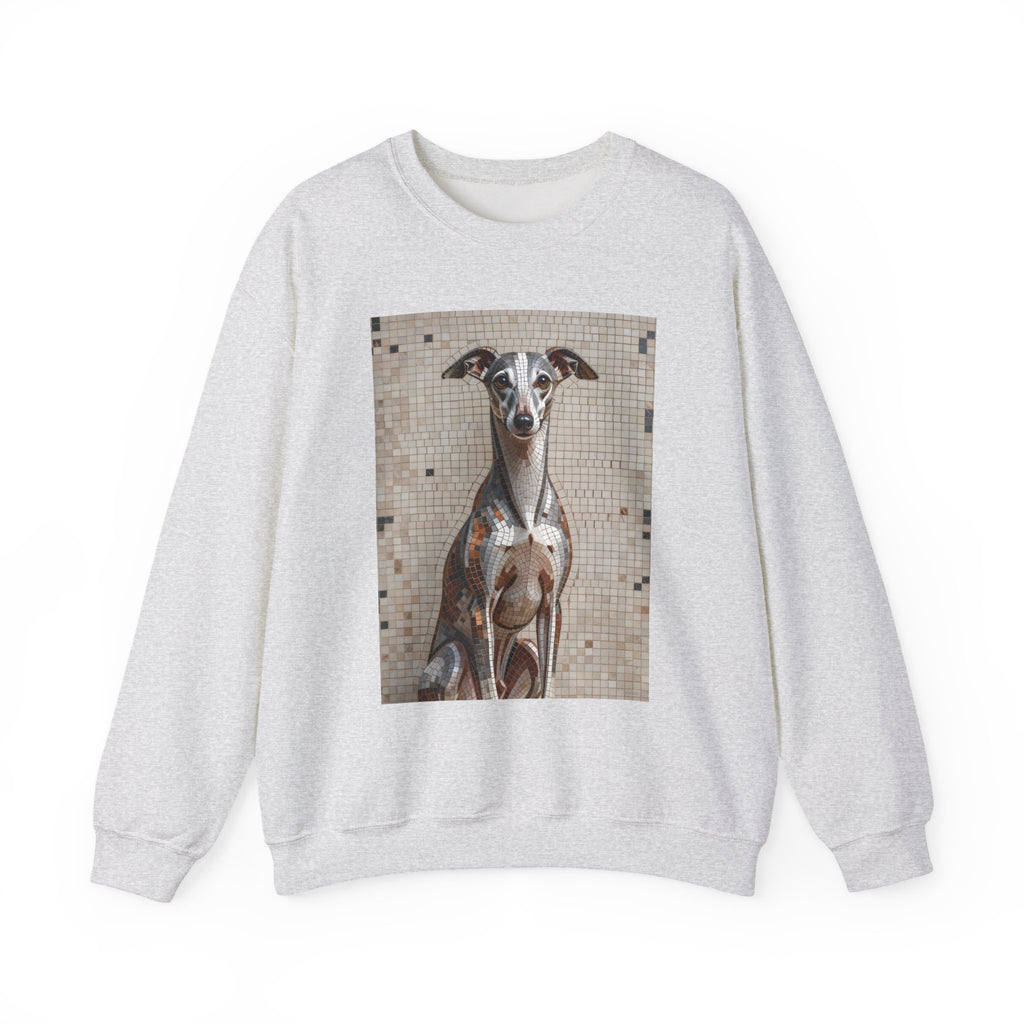 Whippet Sweatshirt | Living Work of Art Collection | Mosaic Style