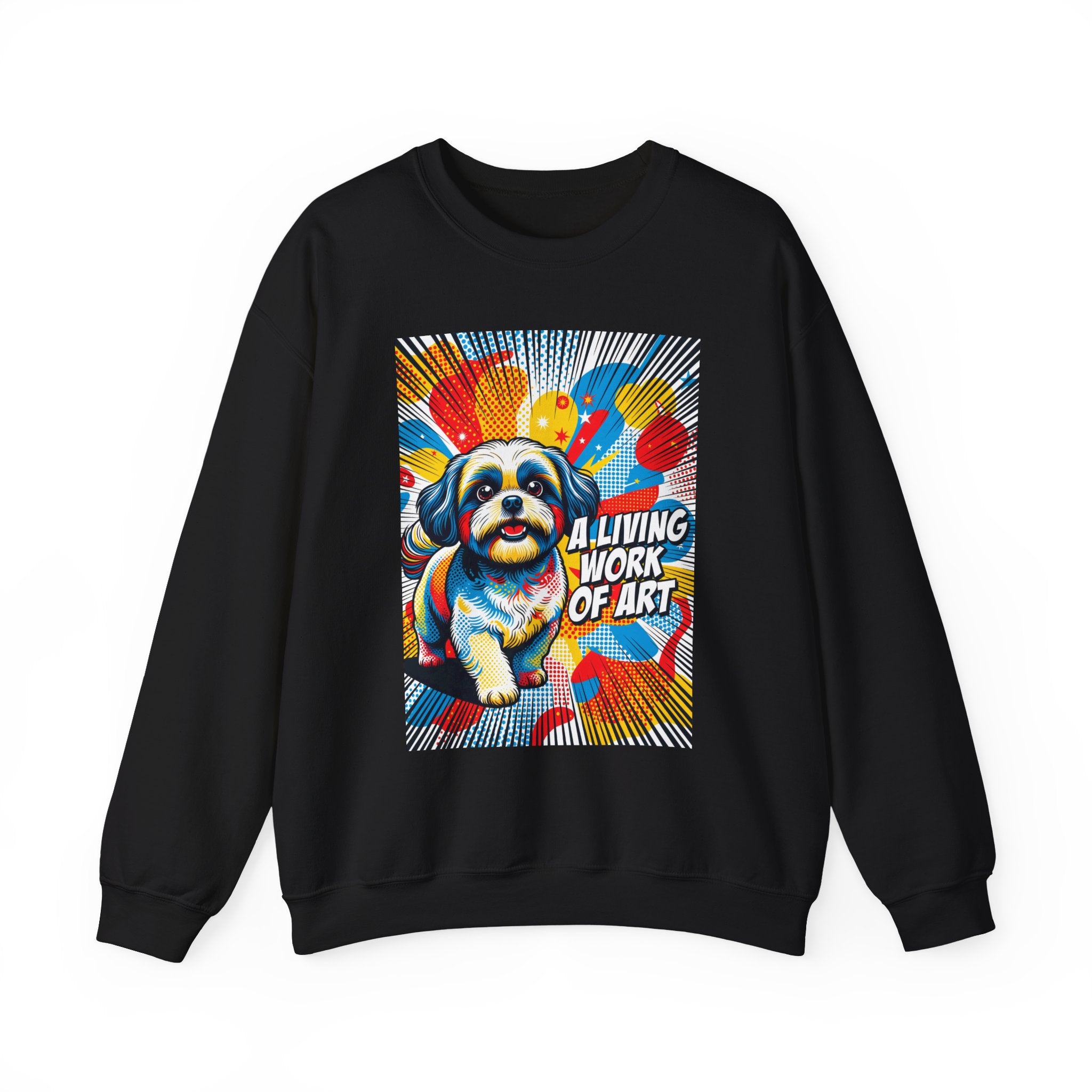 Shih Tzu Sweatshirt | Living Work of Art Collection | Pop Art