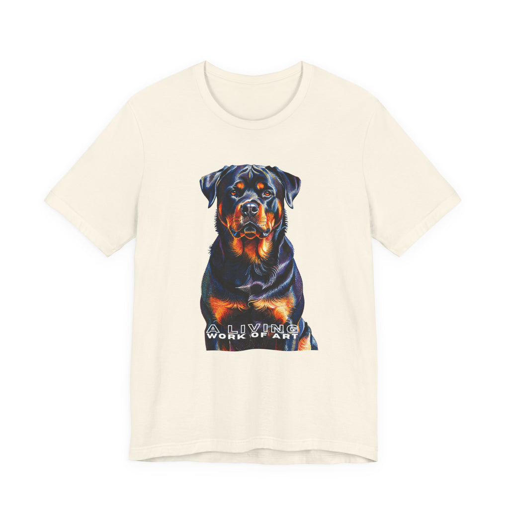 Rottweiler T Shirt | Living Work of Art Collection | Pointillism Style