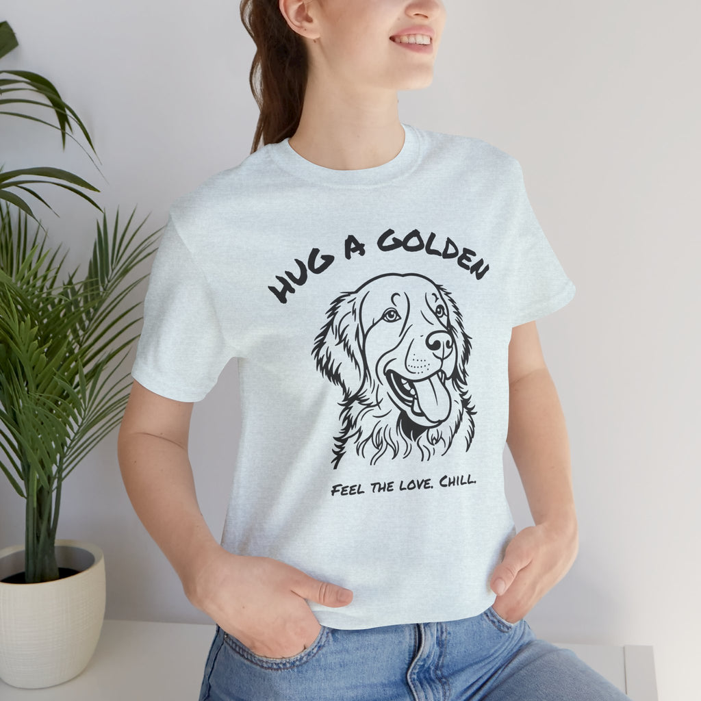 Golden Retriever T Shirt | Hug a Golden
