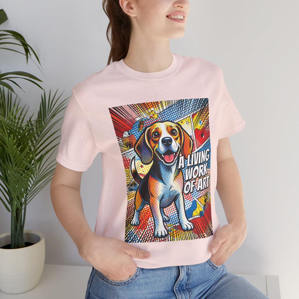 Beagle T Shirt | Living Work of Art Collection | Pop Art