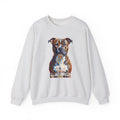 Staffordshire Bull Terrier Sweatshirt | Living Work of Art Collection | Pointillism Style