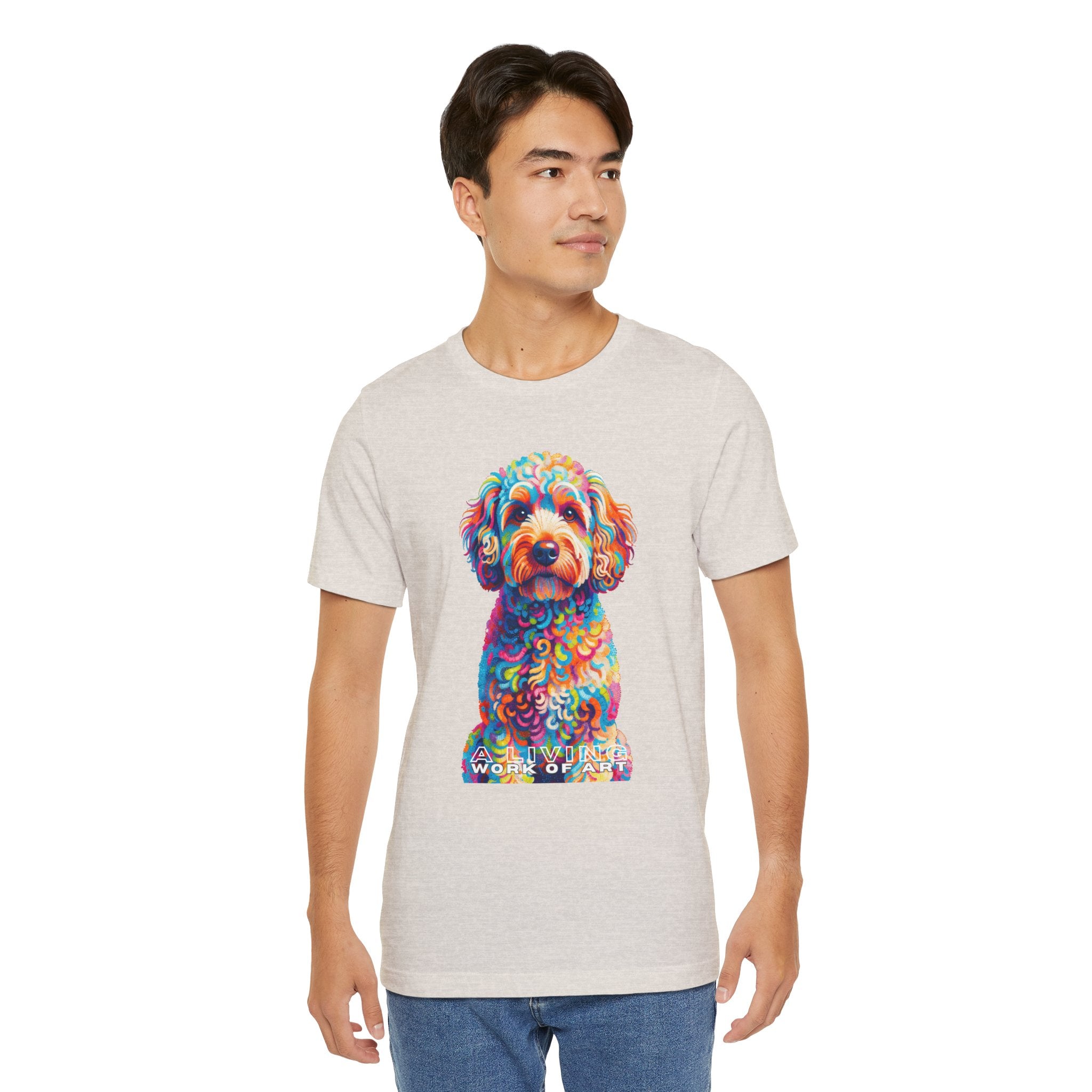 Schnoodle T Shirt | Living Work of Art Collection | Pointillism Style