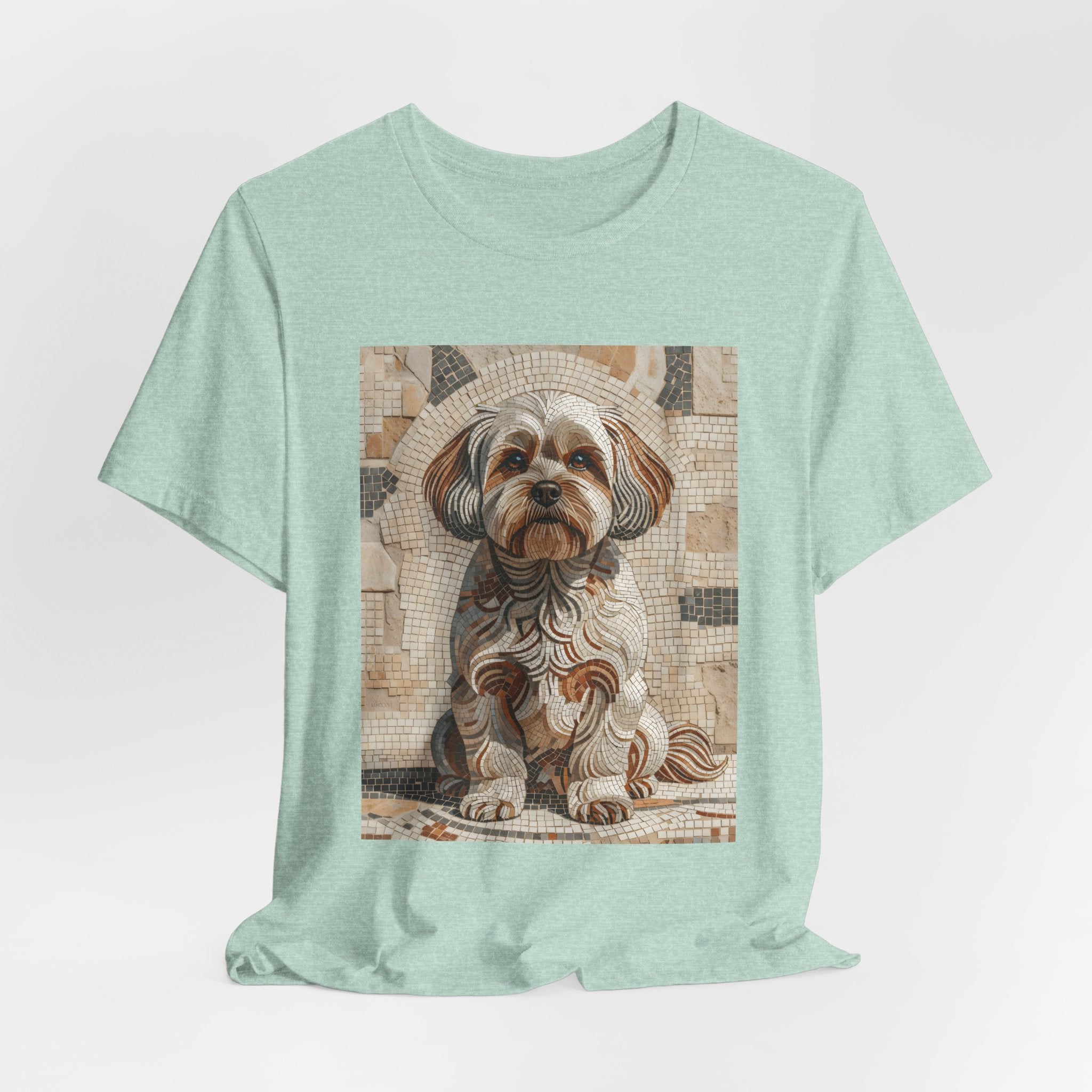 Shih-Poo T Shirt | Living Work of Art Collection | Mosaic Style