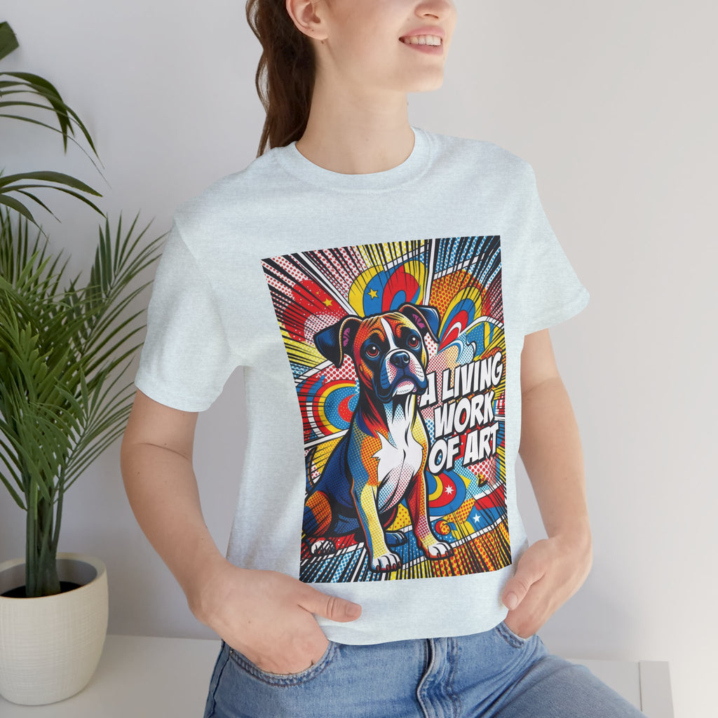 Boxer T Shirt | Living Work of Art Collection | Pop Art