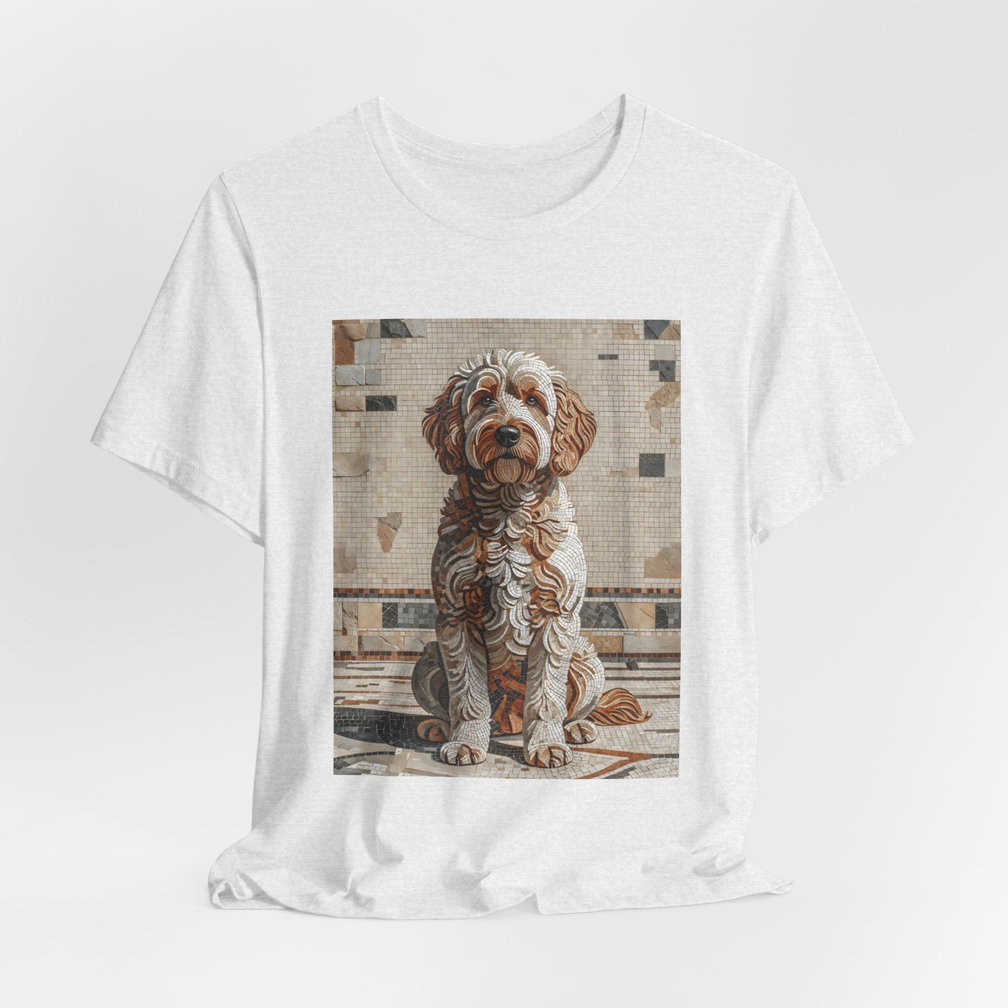 Labradoodle T Shirt | Living Work of Art Collection | Mosaic Style