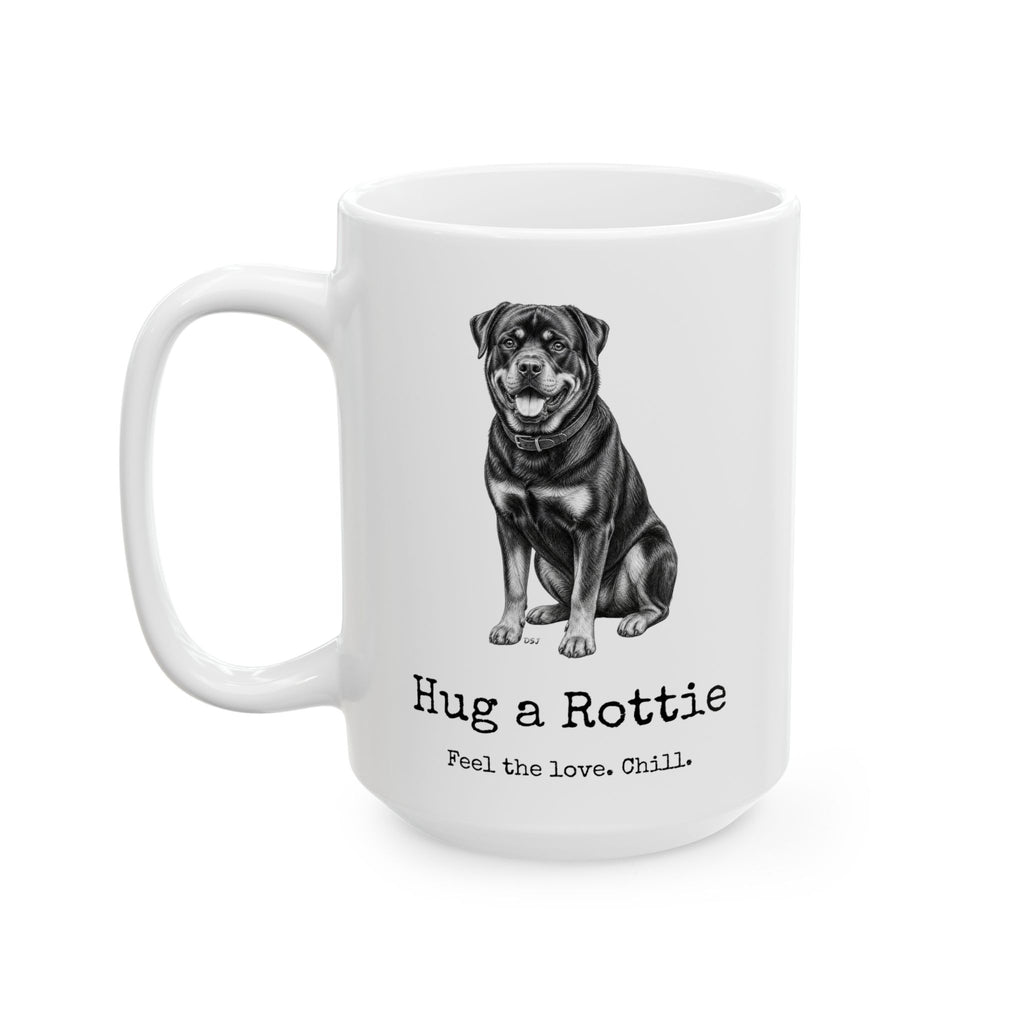 Rottweiler Coffee Mug | Hug a Rottie