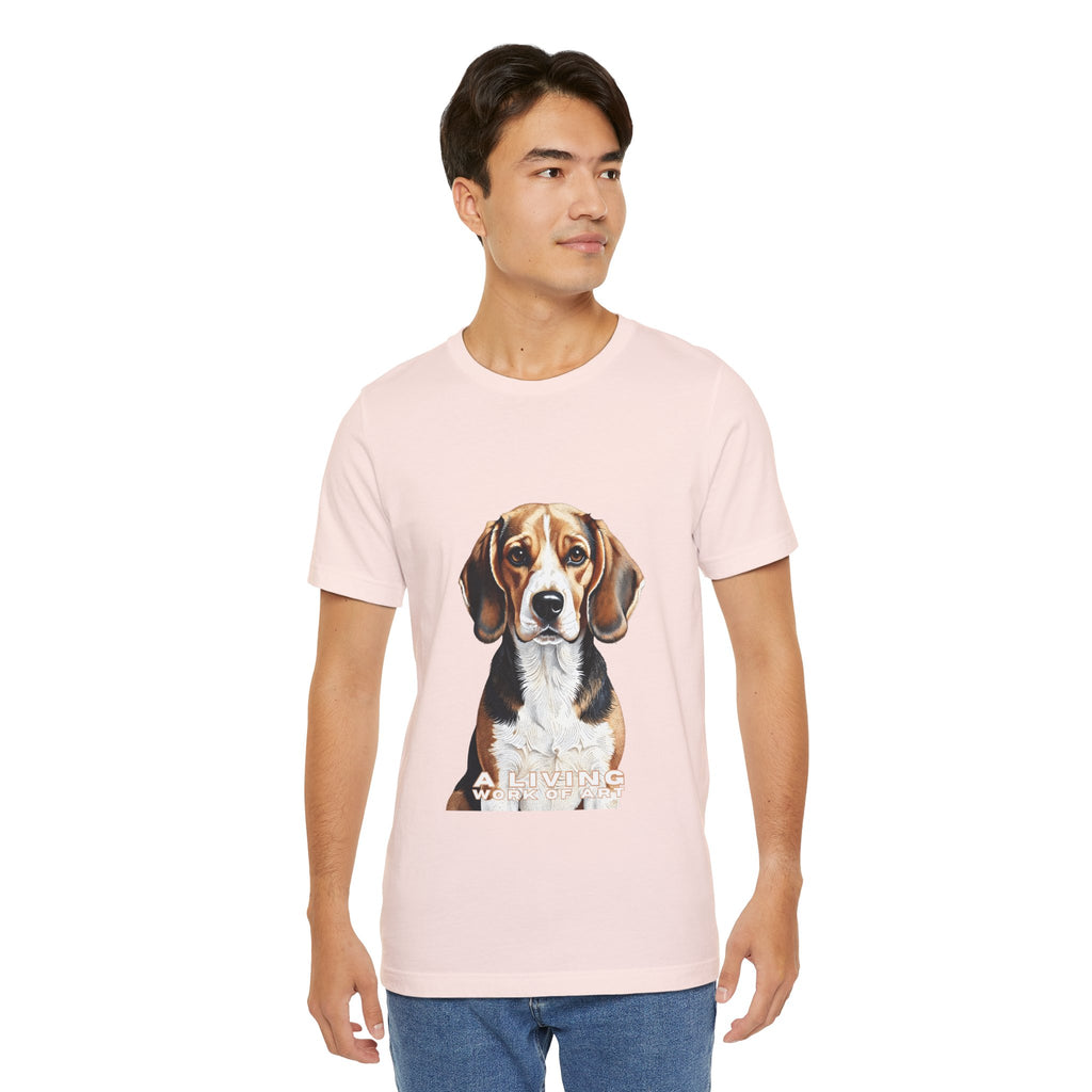 Beagle T Shirt | Living Work of Art Collection | Pointillism Style