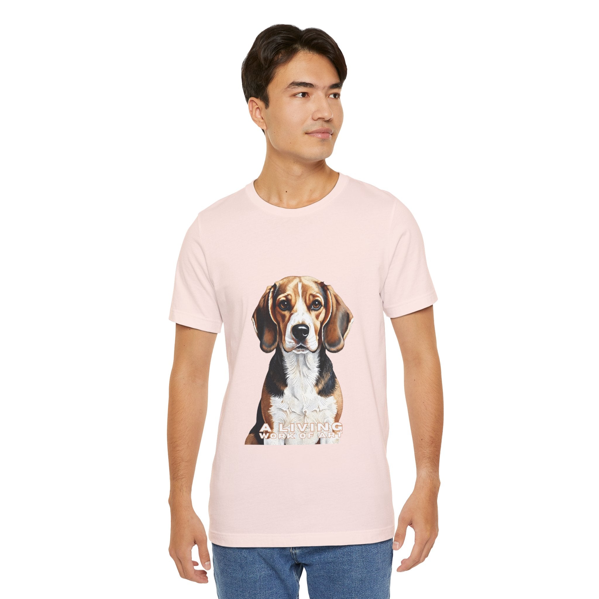 Beagle T Shirt | Living Work of Art Collection | Pointillism Style
