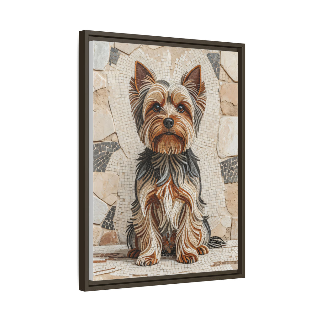 Yorkshire Terrier Canvas Wall Art | Living Work of Art Collection | Mosaic Style Print