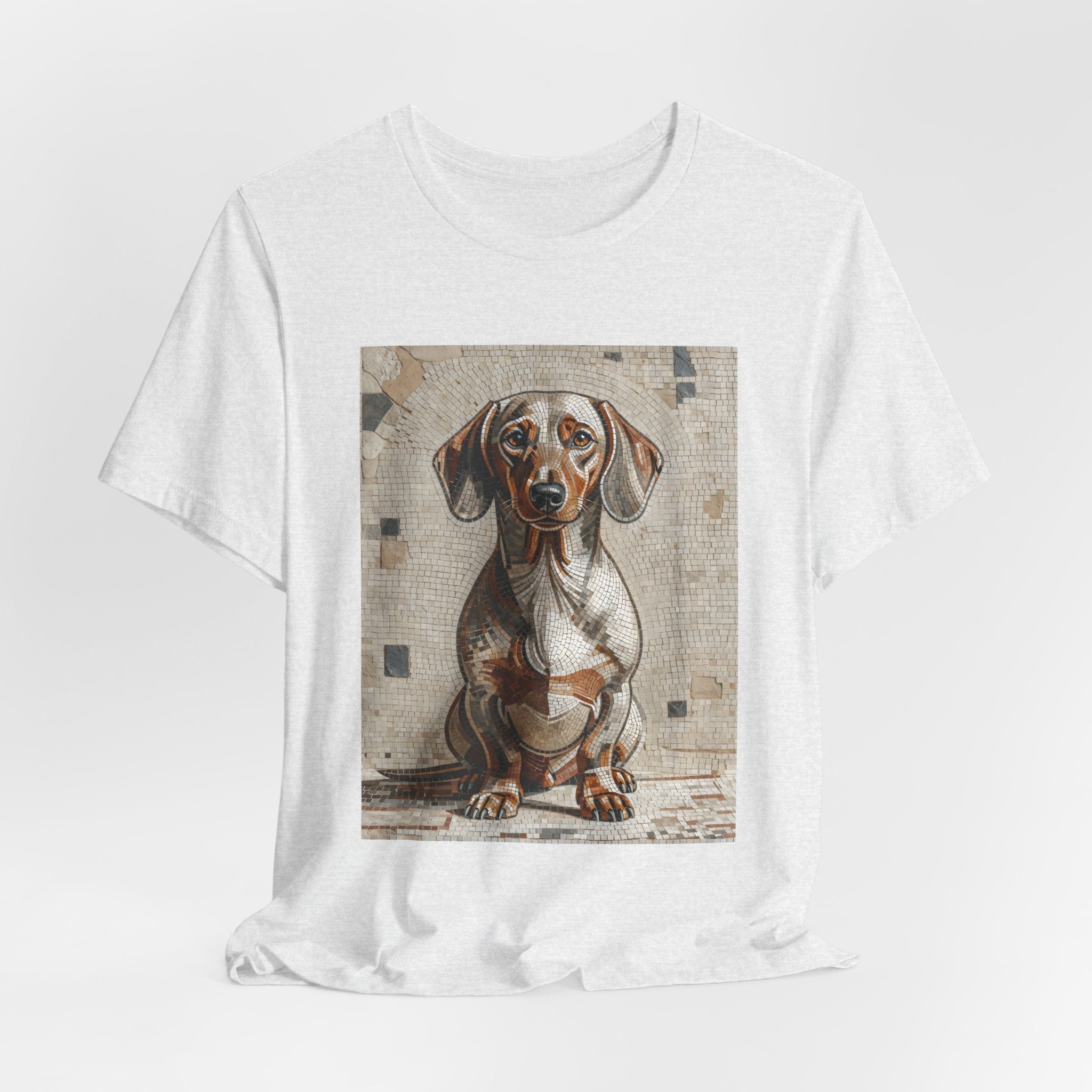 Dachshund T Shirt | Living Work of Art Collection | Mosaic Style