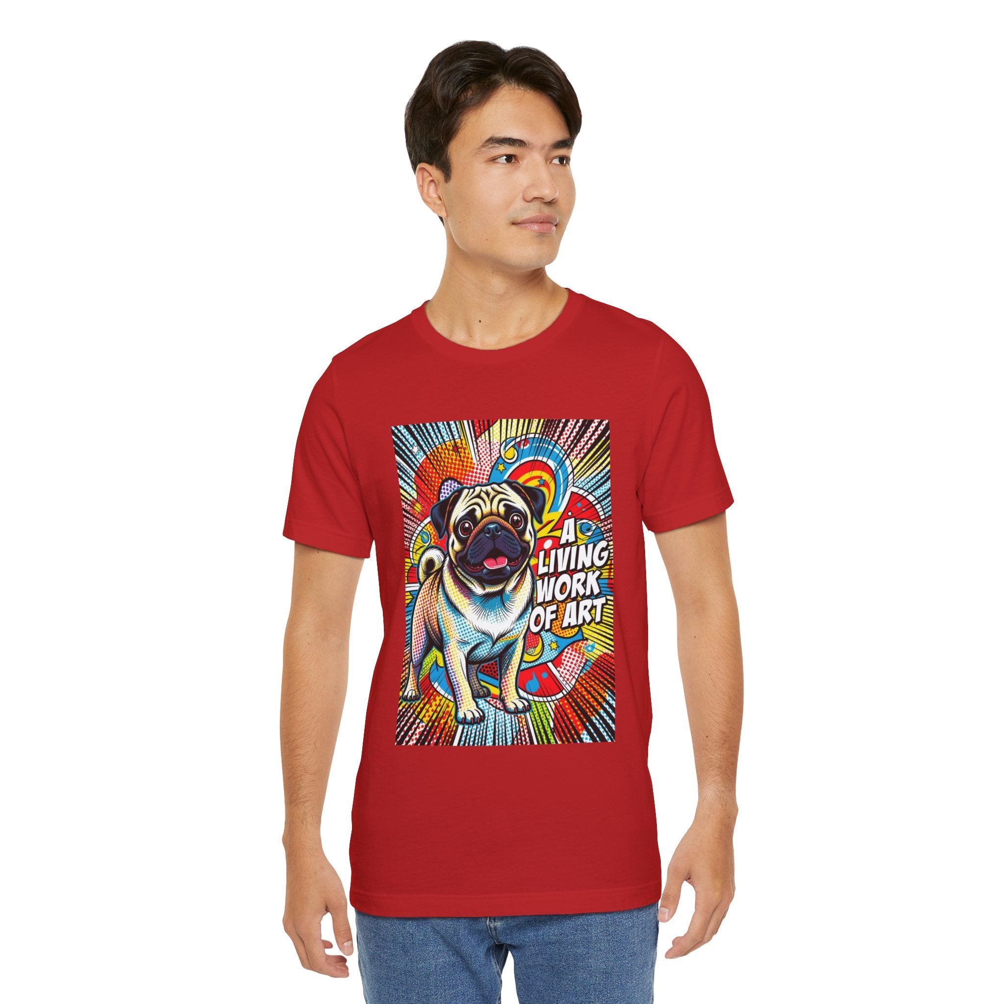 Pug T Shirt | Living Work of Art Collection | Pop Art
