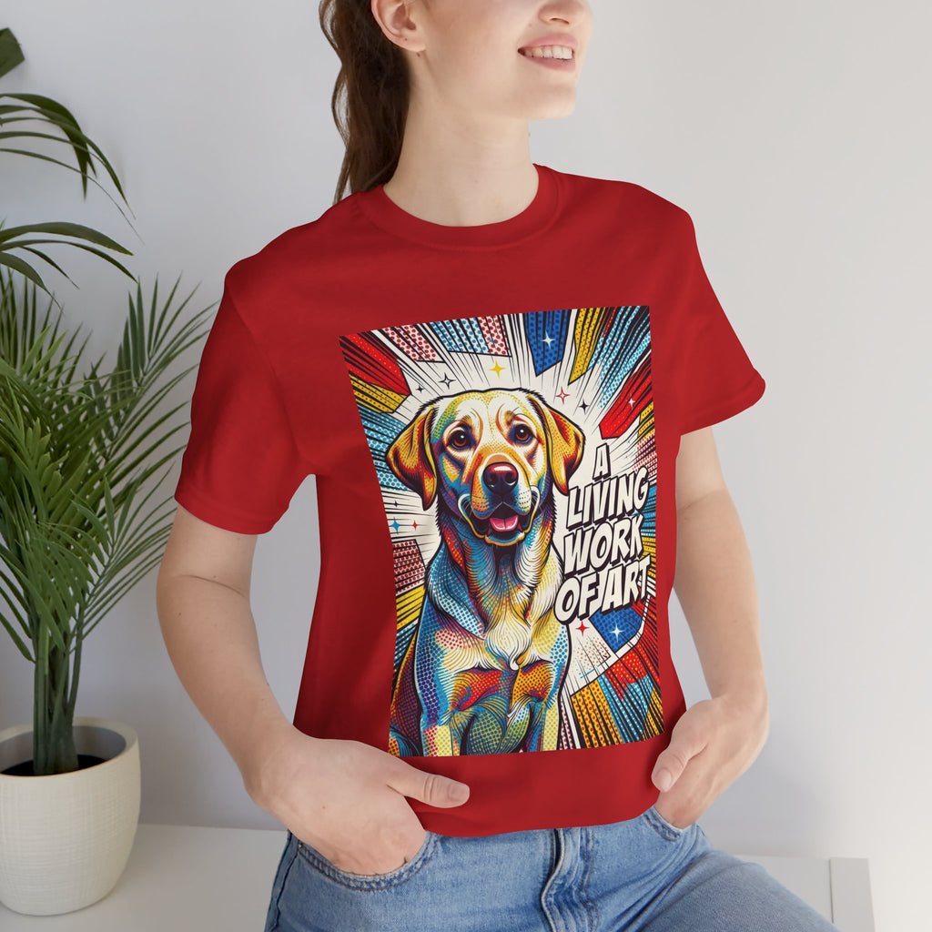 Labrador Retriever T Shirt | A Living Work of Art Collection | Pop Art