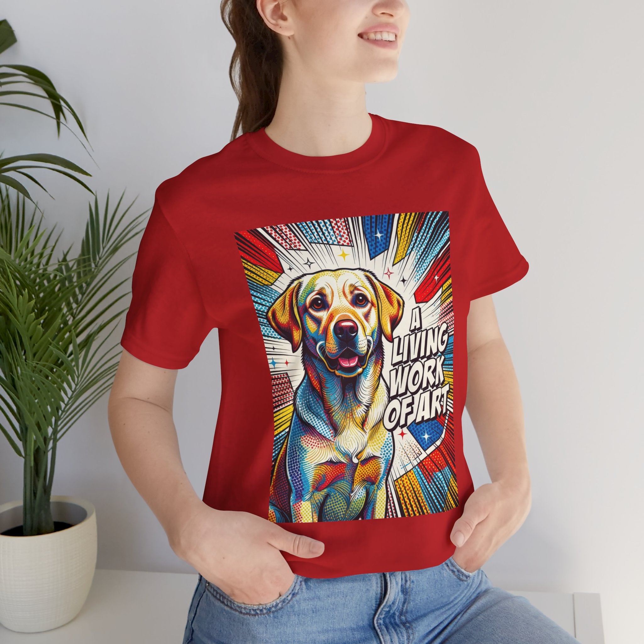 Labrador Retriever T Shirt | A Living Work of Art Collection | Pop Art