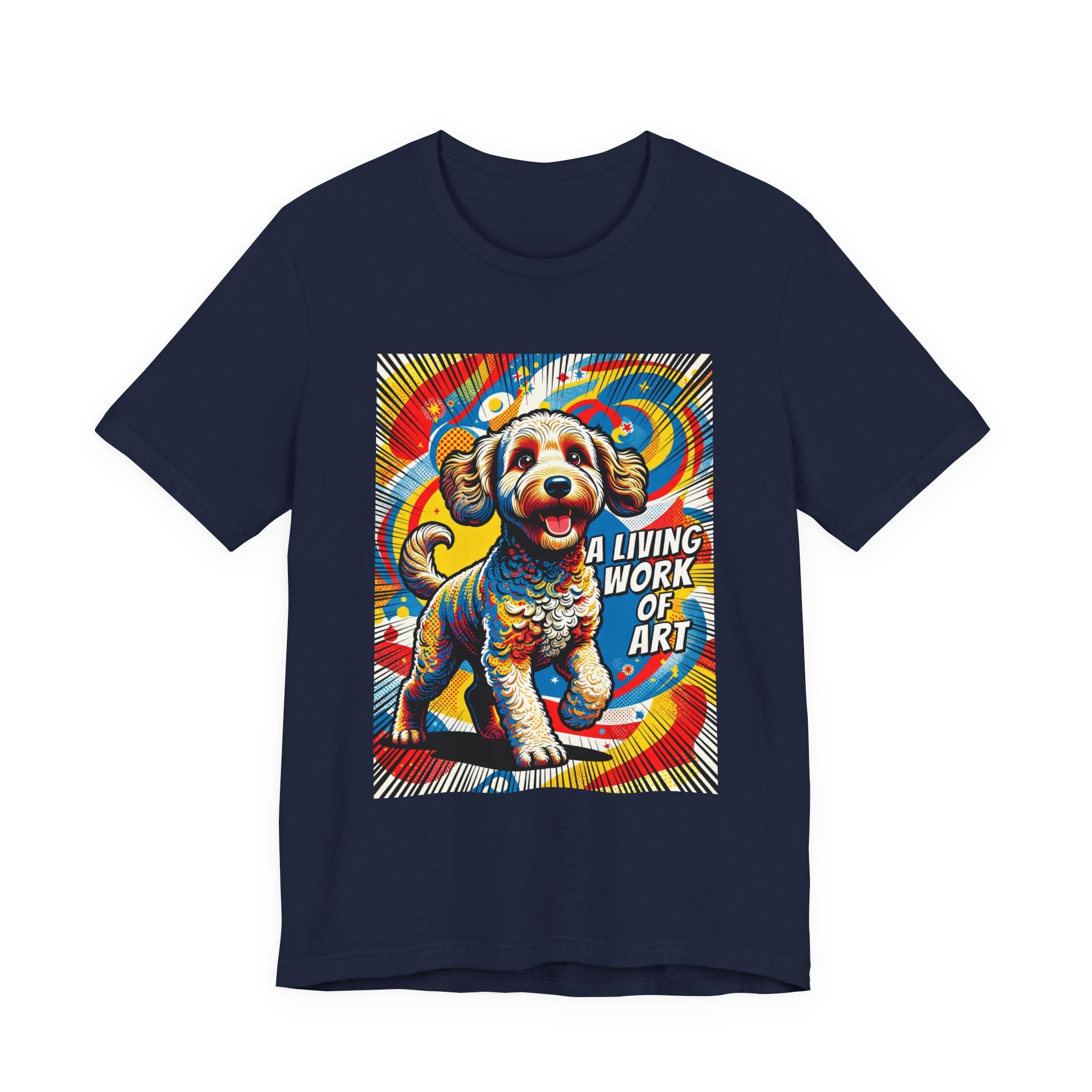 Labradoodle T Shirt | A Living Work of Art Collection | Pop Art