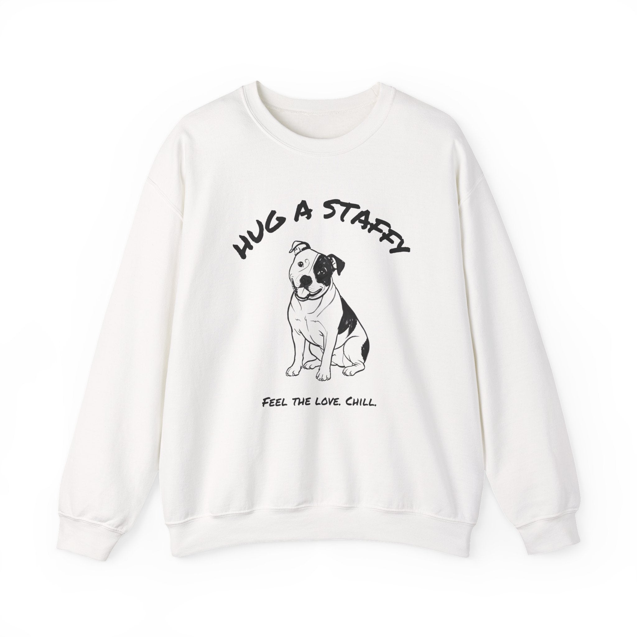 Staffordshire Bull Terrier Sweatshirt | Hug A Staffy