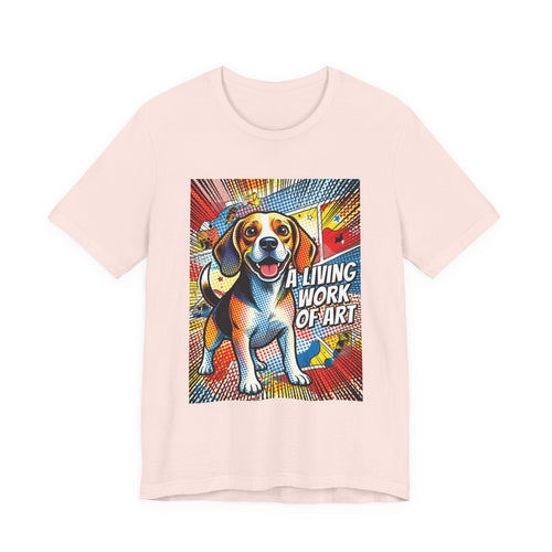 Beagle T Shirt | Living Work of Art Collection | Pop Art