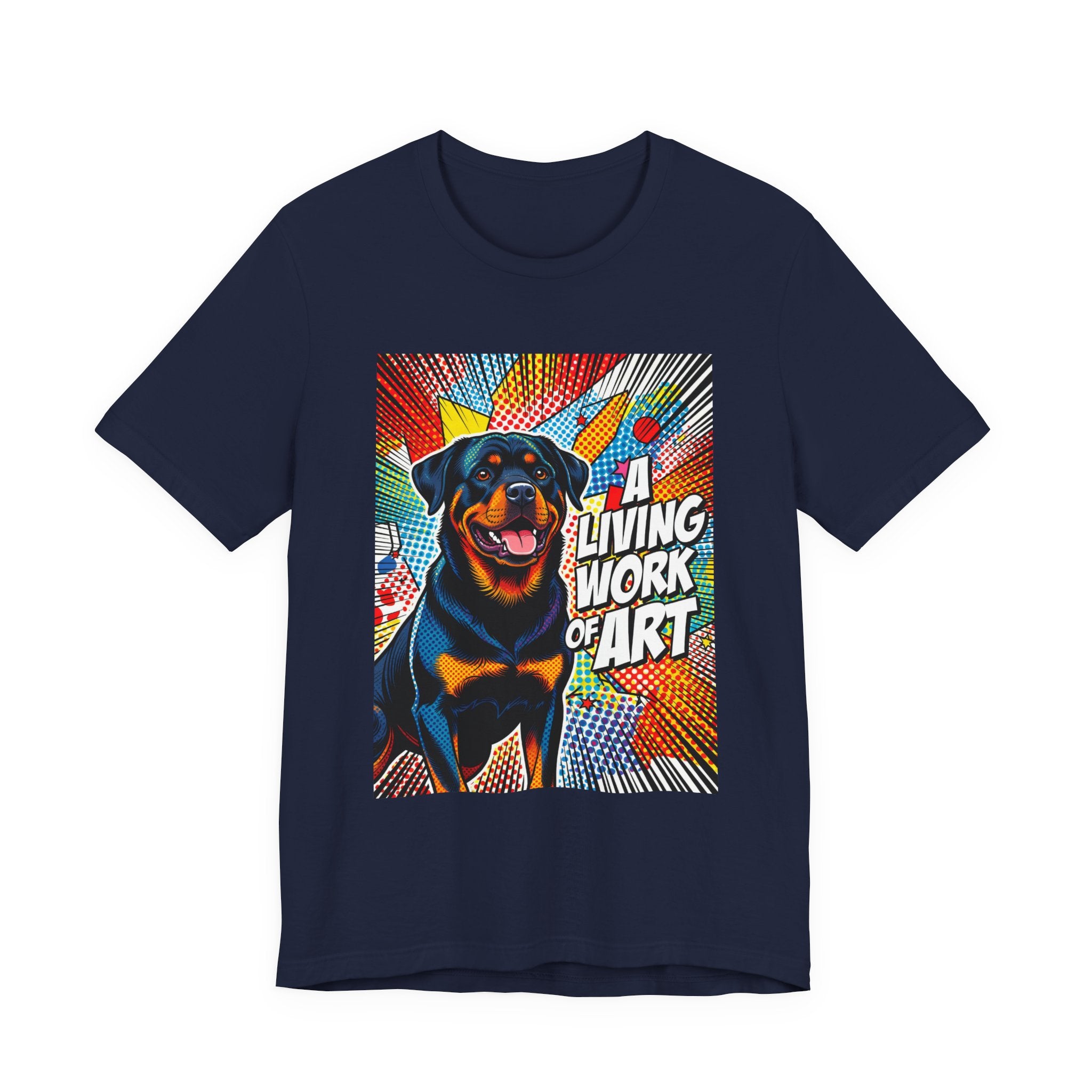 Rottweiler T Shirt | Living Work of Art Collection | Pop Art