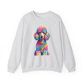 Poodle Sweatshirt | Living Work of Art Collection | Pointillism Style