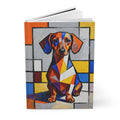 Dachshund Notebook | Living Work of Art Collection | Cubist Style
